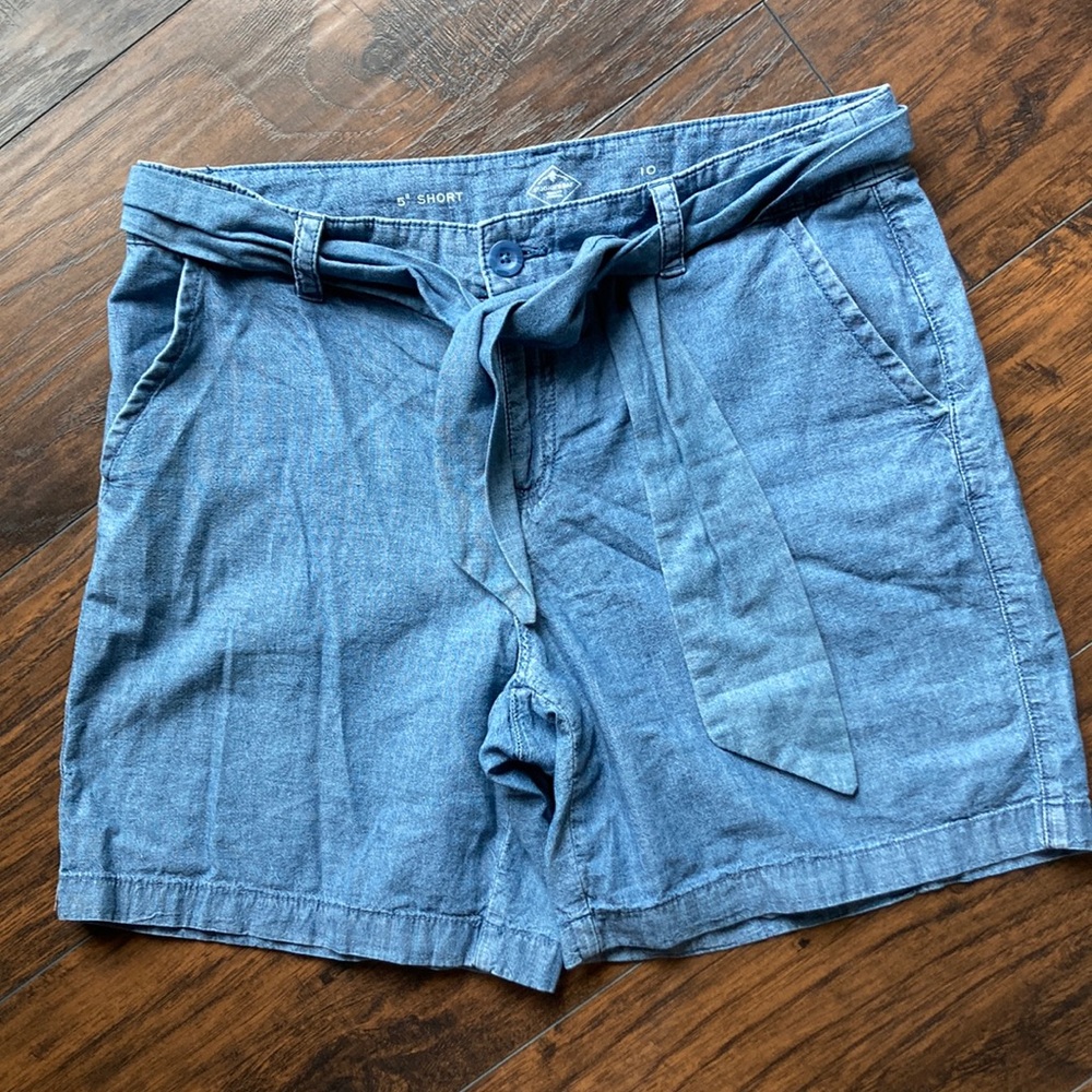 Chambray shorts